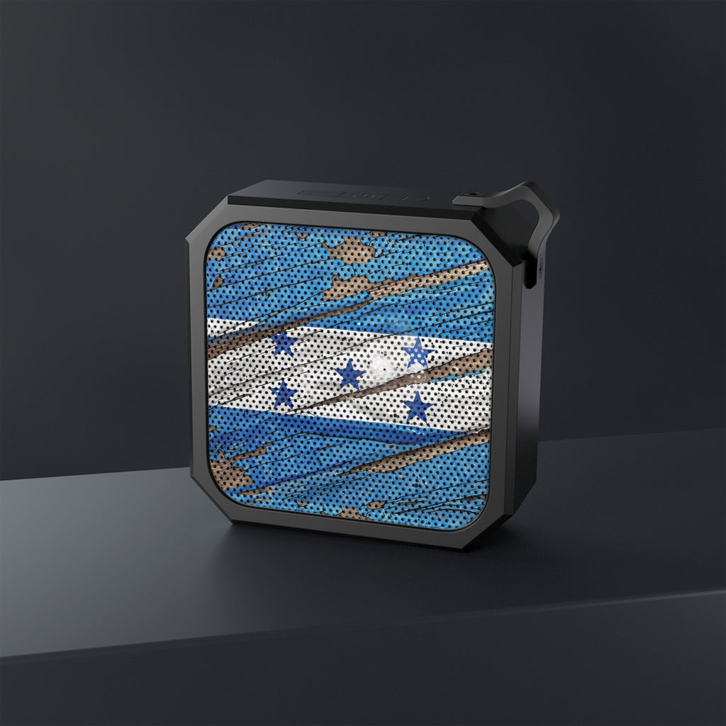 Bluetooth Outdoor Speaker - Honduras Flag Design, Portable Sound System, Waterproof Speaker, Gift for Adventurers, Travel Essential