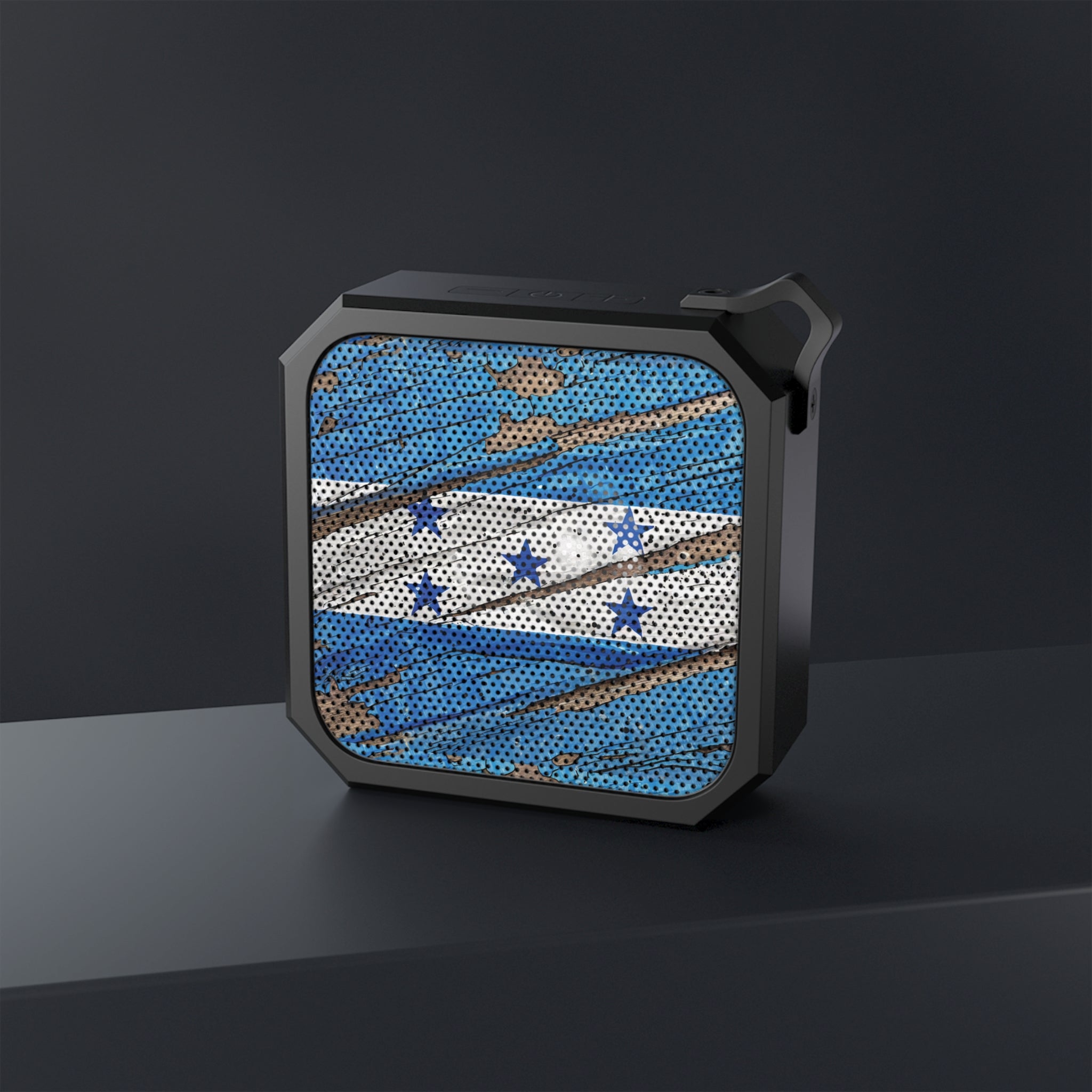 Bluetooth Outdoor Speaker - Honduras Flag Design, Portable Sound System, Waterproof Speaker, Gift for Adventurers, Travel Essential