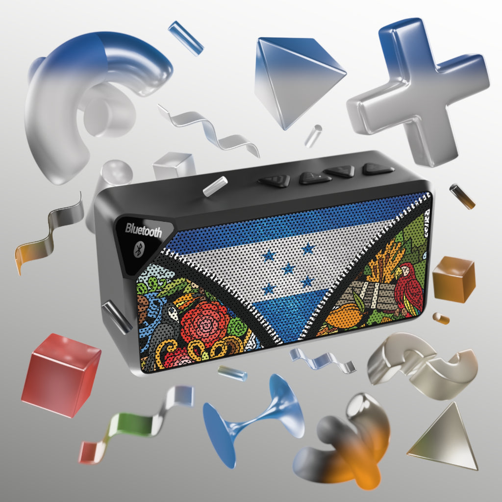 Honduran Art Bluetooth Speaker, Unique Wireless Speaker, Great for Music Lovers, Home Decor, Gifts for Techies, Birthday Gifts, Party