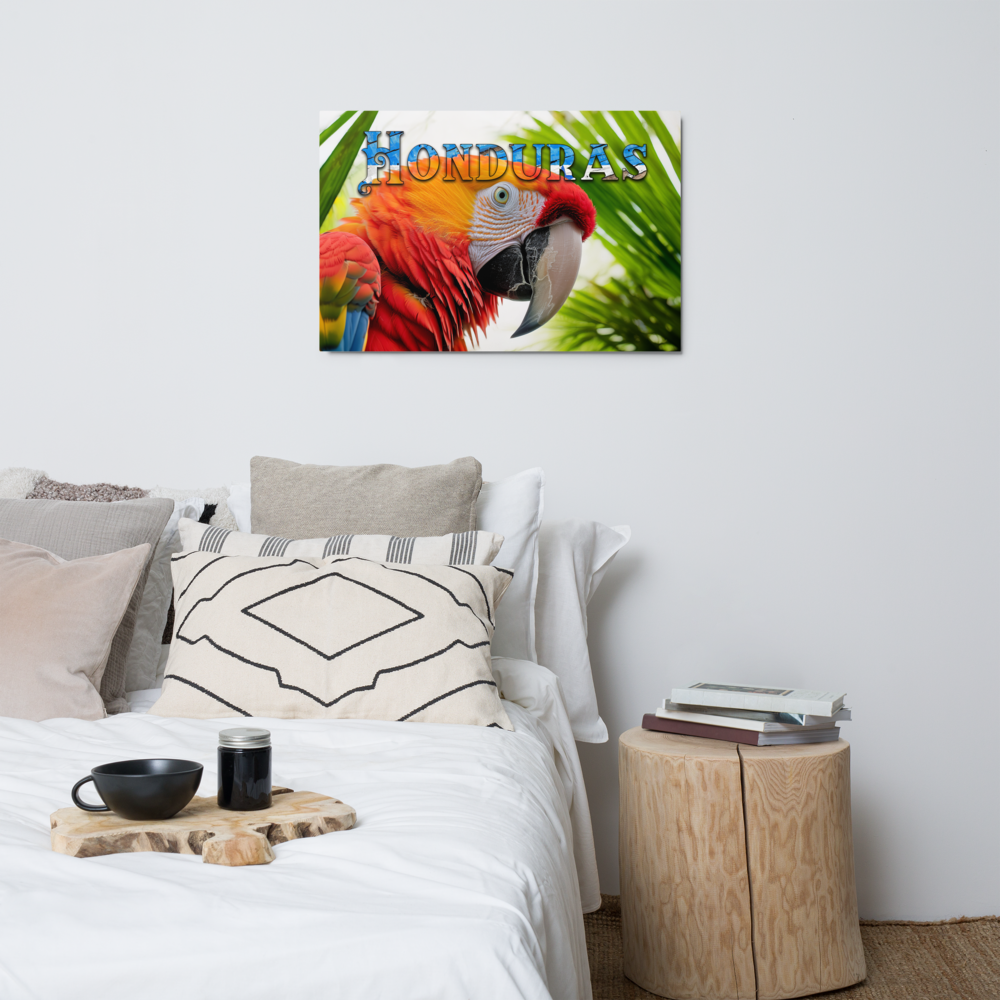 Stunning Honduras Macaw Metal Wall Decor – Infuse Your Space with Nature's Beauty and Vivid Colors